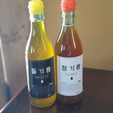 고소하고 깨끗한 국산 들기름,참기름 !